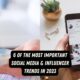 6 of the Most Important Social Media & Influencer Trends in 2023